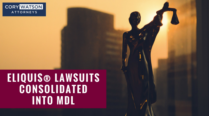 Eliquis Lawsuits Consolidated Into MDL