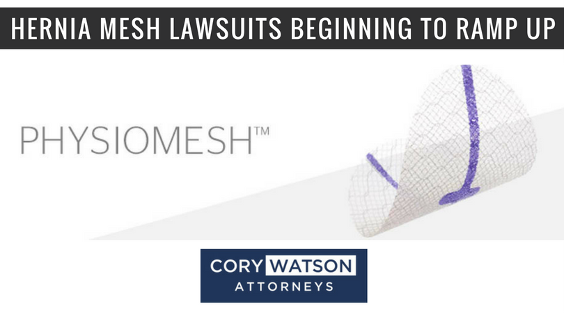 Hernia Mesh Lawsuits Beginning to Ramp Up