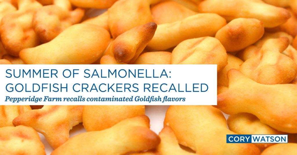 Salmonella-Goldfish Cory Watson Attorneys