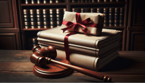 gavel and legal writings